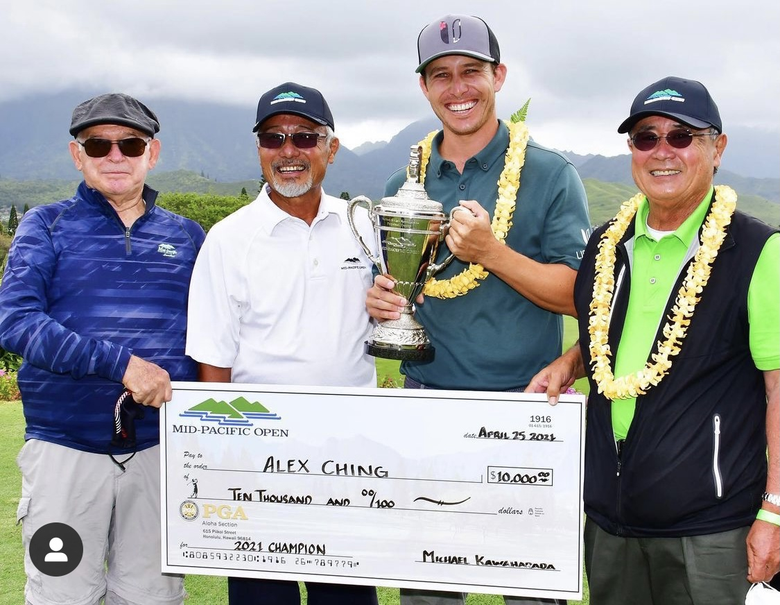 2021 Mid-Pacific Open Champion Alex Ching